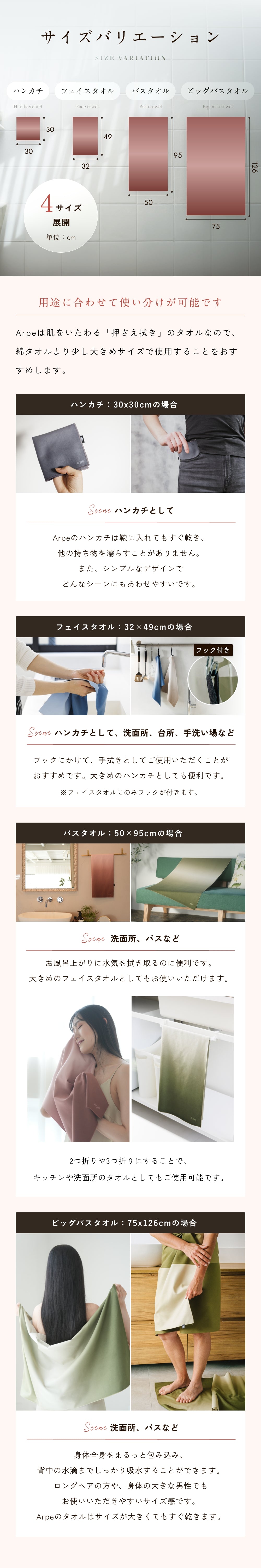 サイズの選び方