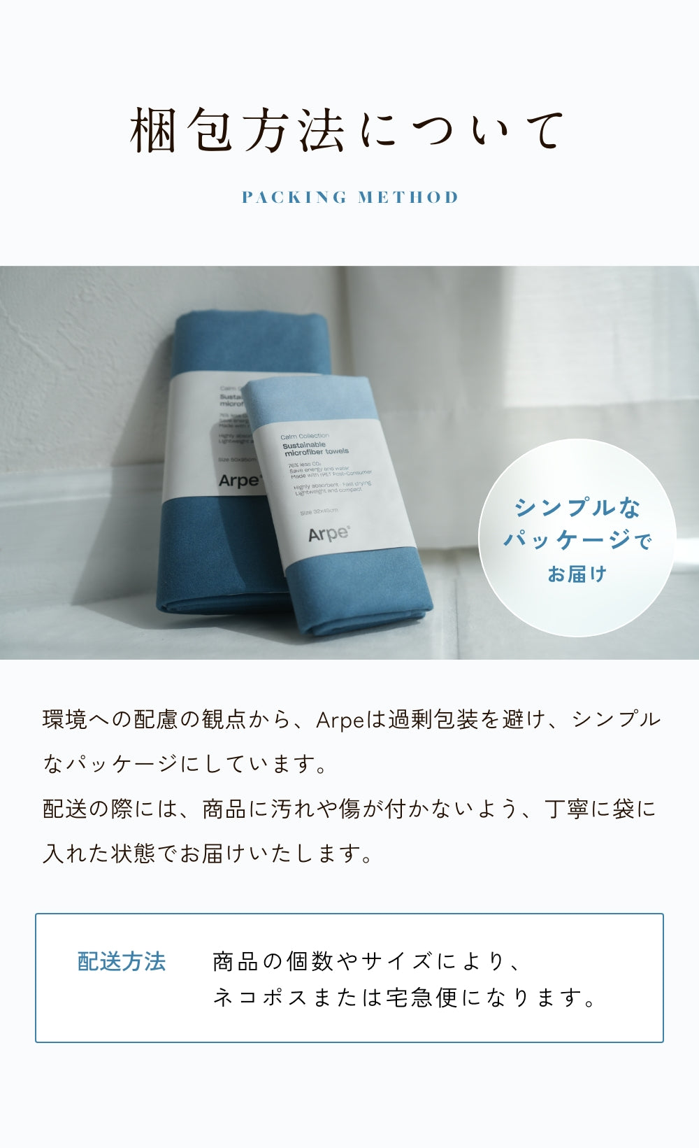 *梱包方法について